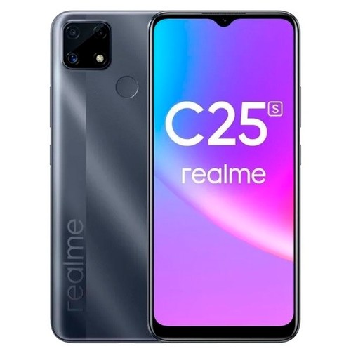 Телефон Realme RMX3195 C25S 64Gb Ram 4Gb Water Grey фото 